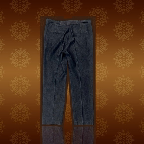 Sandro Sportswear Vintage Gray Wash Side Buckled Jeans with Center Pleats Sz 12 - Picture 9 of 13